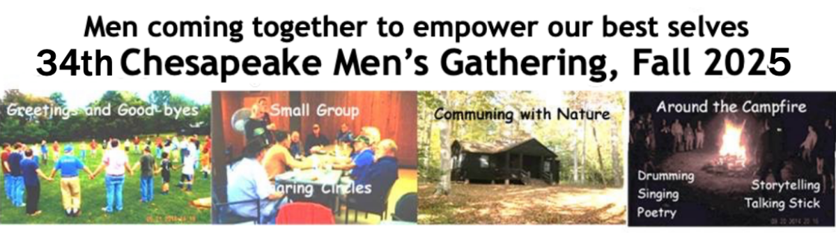 The 34th Chesapeake Men's Gathering – 10-12 October 2025